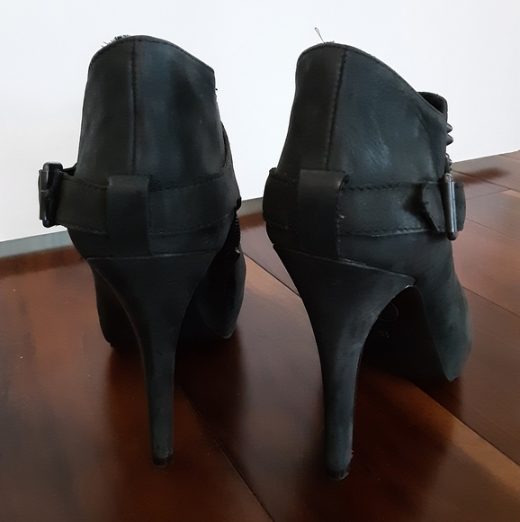 ASH EMMA BOOTS IN GREYISH BLACK WITH GUNMETAL STUDS 40 - Picture 9 of 16